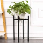 Plant Stand Metal Potted Holder Sturdy Galvanized Steel With Stylish Mid-century. Fixed Price $36.30.