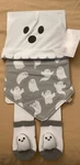 Zoey And Miles Ghost Bib, Hat Sock Set Halloween Nwt!. Fixed Price $13.99.