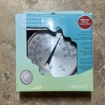 Pottery Barn Wall Mounted Dial Thermometer Bronze 4" #T6SN. Fixed Price $42.95.