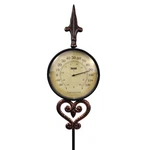 Cast Iron Thermometer Decorative Garden Stakes, Metal For Patio Outd. Fixed Price $47.35.