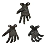 Zeckos Set Of Cast Iron Creepy Wall Hooks Gothic Horror Decor 3D Hands. Fixed Price $41.95.