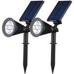 Solvao Solar - Outdoor Led For Garden, Flag Pole (2 Pack). Fixed Price $47.99.