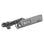 Bell 28001-8 In/out Thermometer/clock, Slimline, Silver. Fixed Price $16.19.