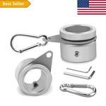360 Rotating Aluminum Pole Rings Anti-wrap Clips For Garden Flags. Fixed Price $12.59.