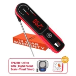 Temppro 0.5S Instant Read Thermometer Calibratable Free Gram Scale+visual Timer. Fixed Price $49.99.