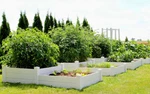 Two Level Dura-trel Split Raised Planter/sand Box, 8'L 4'W. Fixed Price $349.98.