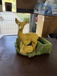 Shawnee Deer Fawn Pottery Planter. Fixed Price $20.00.