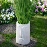 Northlight 12.25" Tall Face Ceramic Outdoor Garden Planter. Fixed Price $47.87.