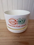 Vtg Philips 66 Plastic Flower Pot Planter White Magna-gro Advertising 5 Garden. Fixed Price $40.00.