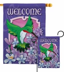 Welcome Hummingbird Garden Flag Birds Friends Decorative Gift Yard House Banner. Fixed Price $78.95.