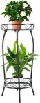 Plant Stand Indoor Outdoor Tier 27" Tall Metal Potted Holder Rack Flower. Fixed Price $30.79.