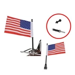 Motorcycle American Usa Flagpole Luggage Rack Mount For Harley Seller. Fixed Price $28.97.