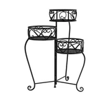 Pure Garden 50-LG1148 Plant Stand ? 3-TIER Indoor Outdoor Folding Wrought .... Fixed Price $68.27.