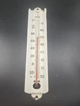 Vintage 13" Taylor Usa White Porcelain Thermometer. Fixed Price $29.95.