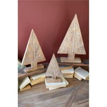 Kalalou NASH1041 Carved Wood Christmas Trees On Stands - Set Of 3. Fixed Price $69.40.