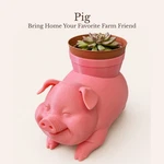 Pig Planter For 4 Inch Nursery Pots Animal Lover Gift Indoor Decor. Fixed Price $56.99.