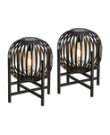 Glitzhome Solar Powered Edison Bulb Outdoor Lantern With Stand 11.50" Set Of 2. Fixed Price $67.99.