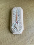 Hermitage Pottery Terra Cotta Frog Floral Outdoor Garden Thermometer Vintage. Fixed Price $24.95.