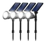 Sunix 4 Solar Powered Led Spot Lights. Fixed Price $59.99.