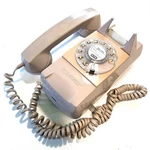 Vintage Gte Automatic Electric Pink Rotary Dial Wall Mount Telephone. Fixed Price $32.99.