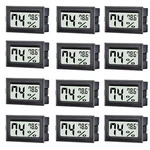 12 Pack Mini Digital Thermometer Hygrometer Indoor Temperature And Humidity G.... Fixed Price $28.78.