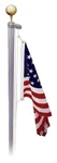 New Ezpole 21' Traditional Sectional Classic Rope Polished Aluminum Flagpole. Fixed Price $179.00.