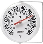 Big And Bold With Mounting Bracket, Indoor Outdoor Thermometer, Easy. Fixed Price $10.88.