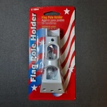 Prime-line 3/4 In. White Aluminum Flagpole Bracket. Fixed Price $10.02.