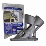 Aluminum Flagpole 1-INCH 2-POSITION Flags Mounting Bracket, Gray. Fixed Price $41.36.