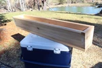 36" Window Flower Box Slant Front Natural Cedar Wood Planter Garden Plants Deck. Fixed Price $45.95.