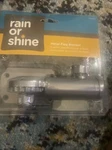 New Rain Or Shine Silver Heavy Duty Metal (mounting Bracket) Flag Pole 0555875. Fixed Price $11.00.