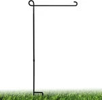 Premium Powder-coated Garden Flag Holder Stand Weather-proof Black Metal. Fixed Price $17.97.