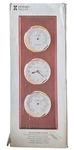 Howard Miller Hanging Wall Weather Station Barometer Thermometer Clock 625-249. Fixed Price $72.21.
