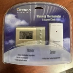 New Oregon Scientific Wireless Thermometer&alarm Clock Indoor/outdoor RAR601. Fixed Price $39.99.