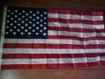 3'X5' Us Nylon W/grommets Made By World Class Flags Liberty & Spec.co. Fixed Price $21.00.