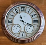 Acurite 70561 Metal Outdoor Clock W/ Thermometer & Humidity 18" Works. Fixed Price $67.95.