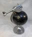 Art Deco Style World Globe With Airplane. Fixed Price $29.99.