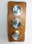 Vintage Springfield Thermometer Barometer Humidity Nautical Weather Station Wood. Fixed Price $24.88.