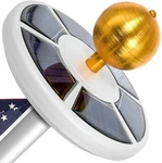 Solar Flag Pole Light 26 High-powered Led Day-night Sensor 10 Hour Weather-proof. Fixed Price $48.87.