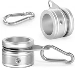Flag Pole Rings, Aluminum Alloy Clips Swivels 360 Rotating Anti Wrap. Fixed Price $26.99.