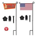 Garden Stand Premium Pole Holder For All Seasons Yard Metal. Fixed Price $18.83.
