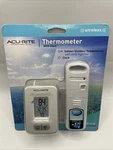 Acurite Wireless Thermometer Indoor Outdoor Temp Sensor W/ Clock New. Fixed Price $24.99.