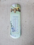17" Decorative Metal Thermometer Springfield Tractor Farm & Garage. Fixed Price $15.99.