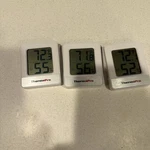 Thermopro TP49 3 Pieces Digital Hygrometer Indoor Thermometer Oyster White. Fixed Price $35.50.