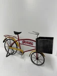 Bicycle Iron Plant Stand For Home Garden Decor - Red & Yellow. Fixed Price $26.99.