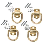 Sierra Pacific Engineering Heavy Duty D-ring Anchors, 12,000 Lb. Cap. 4 Pack. Fixed Price $46.98.