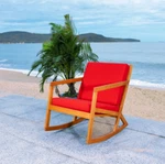 Deck Chair Out Door Rocking Patio Rocker Porch Garden Furniture Wood Seat. Fixed Price $152.35.