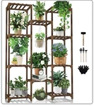 New Tall Stand Indoor Outdoor, Multiple Plants, 10 Tiers, Wooden. Fixed Price $19.99.