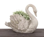 Urban Designs Swan Cast Stone Planter Garden Decor - Grey. Fixed Price $119.99.