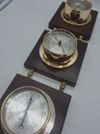 Vintage Springfield Weather Station 3-DIAL Barometer Thermometer Humidity Mcm Wo. Fixed Price $49.99.